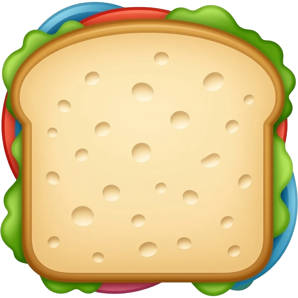 sandwich bread emoji