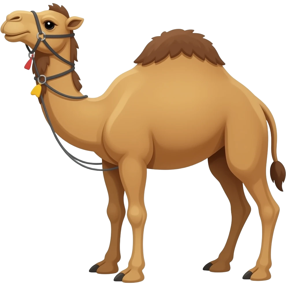 camel doing rock and roll emoji