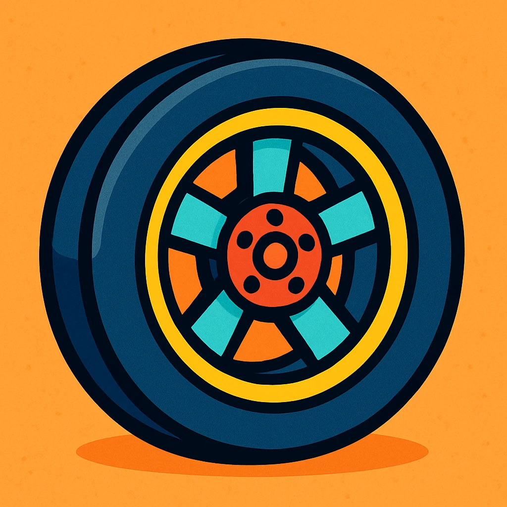 A wheel emoji