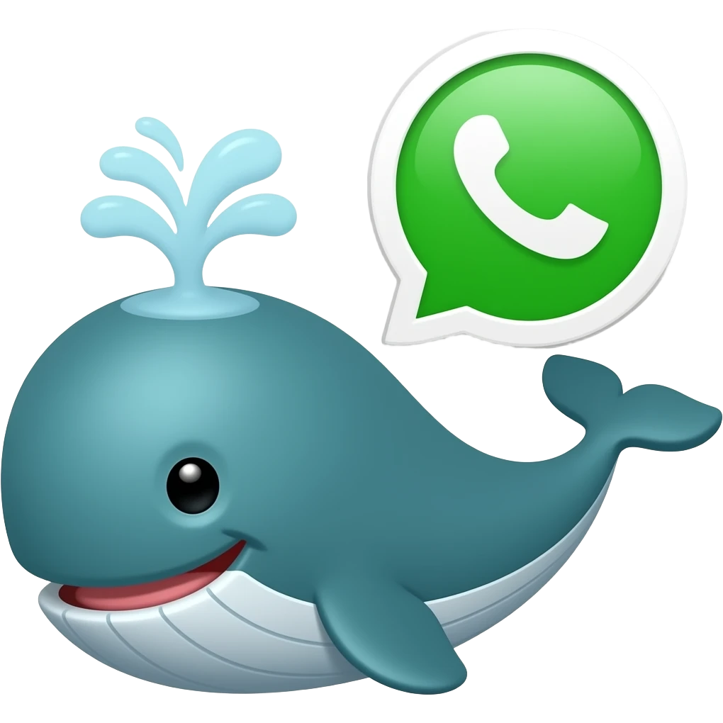 whatsapp whale emoji