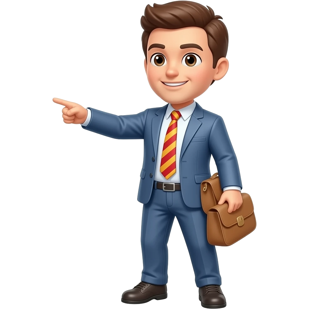 to be, person pointing at them emoji