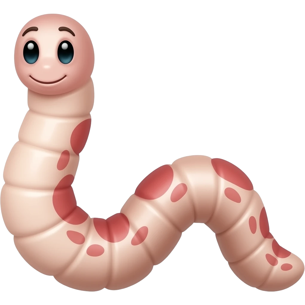 worm emoji
