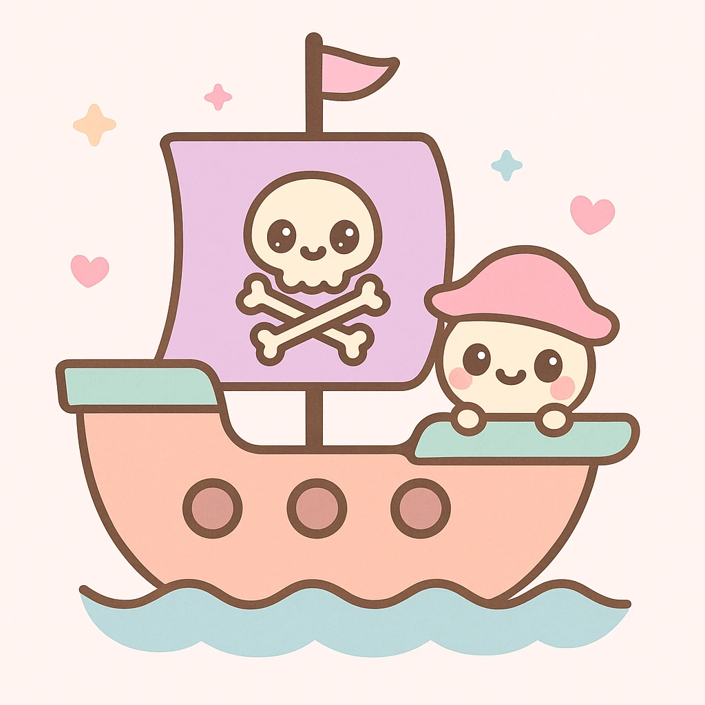 pirate ship emoji