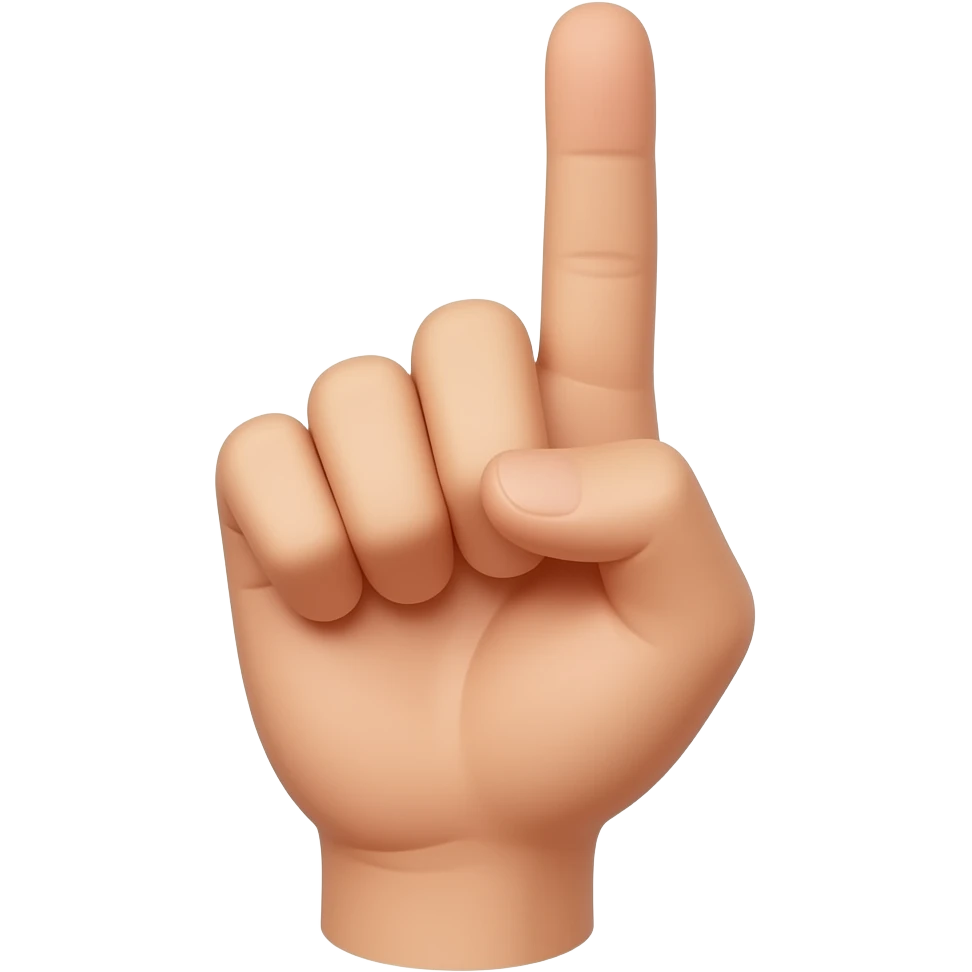 The hand all finger look upside and the middle finger is shown tilt down half waf and fasing right side emoji