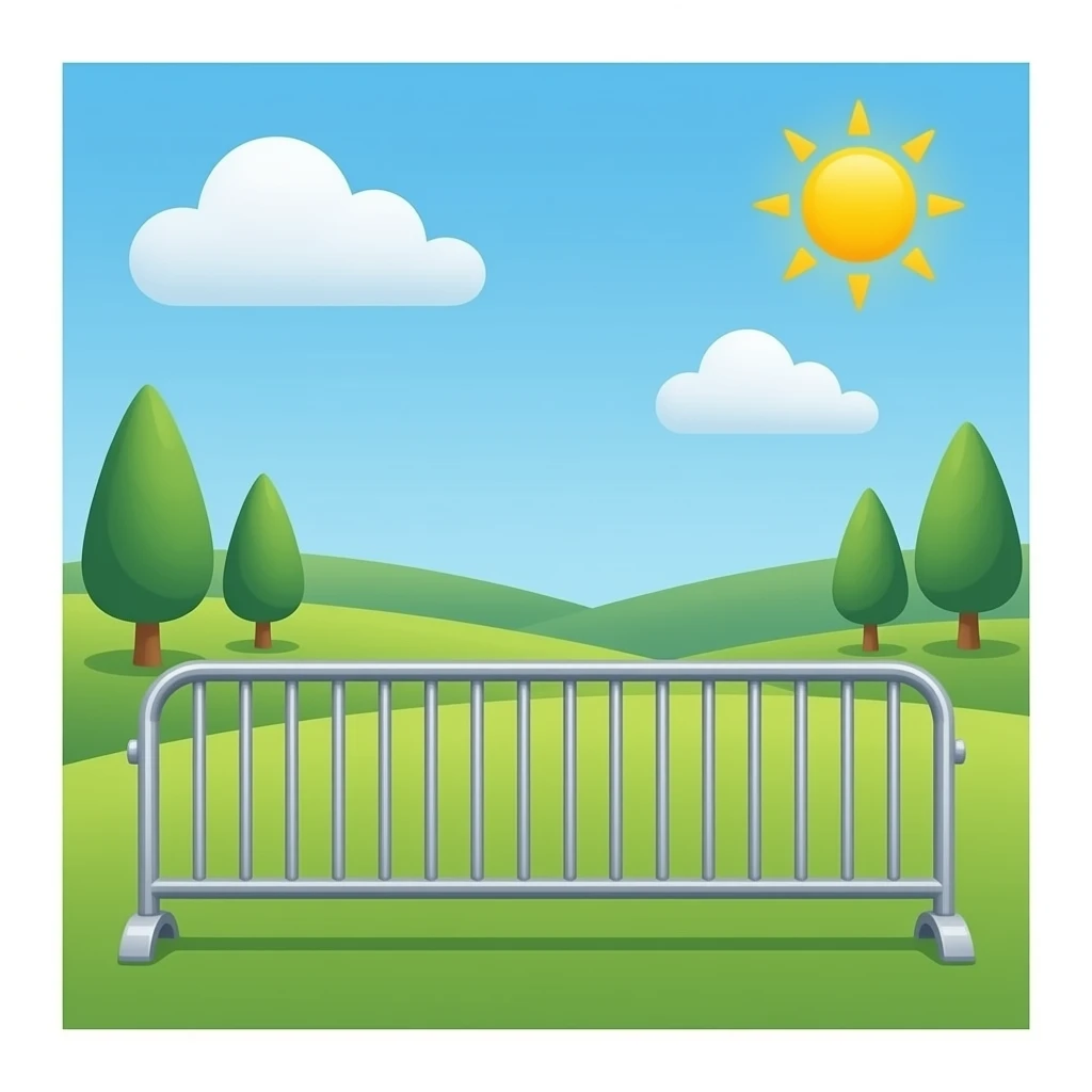 barriere en fer evenement emoji