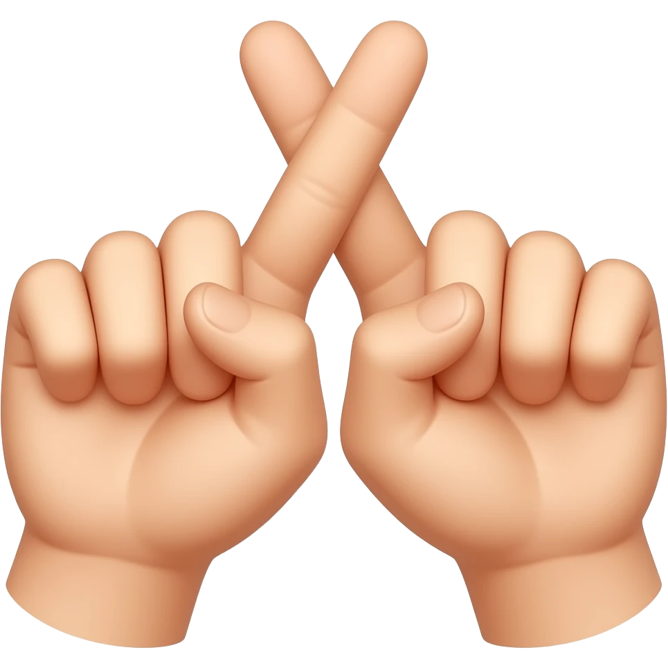 deux mains qui croise leur auriculaire pour une promesse emoji