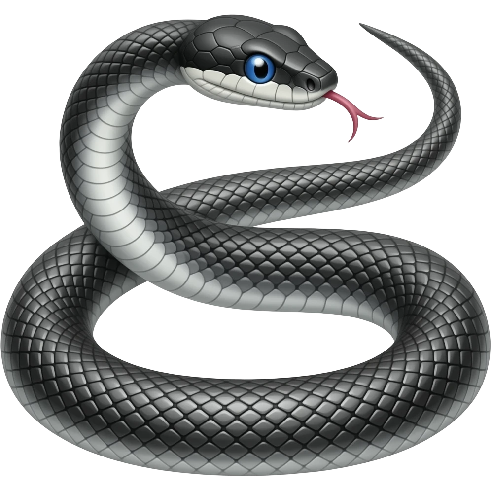 black snake emoji