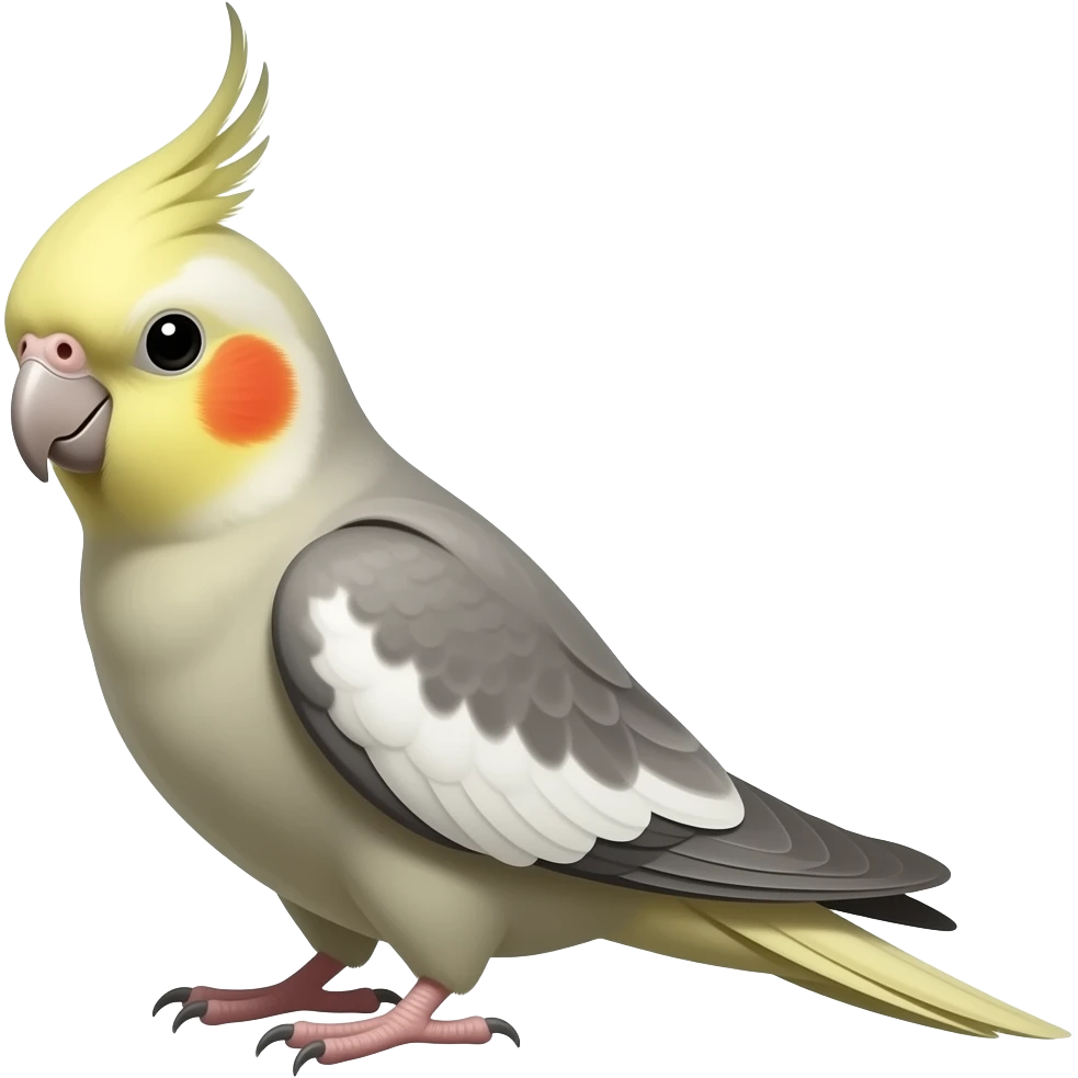 Lutino Cockatiel emoji emoji