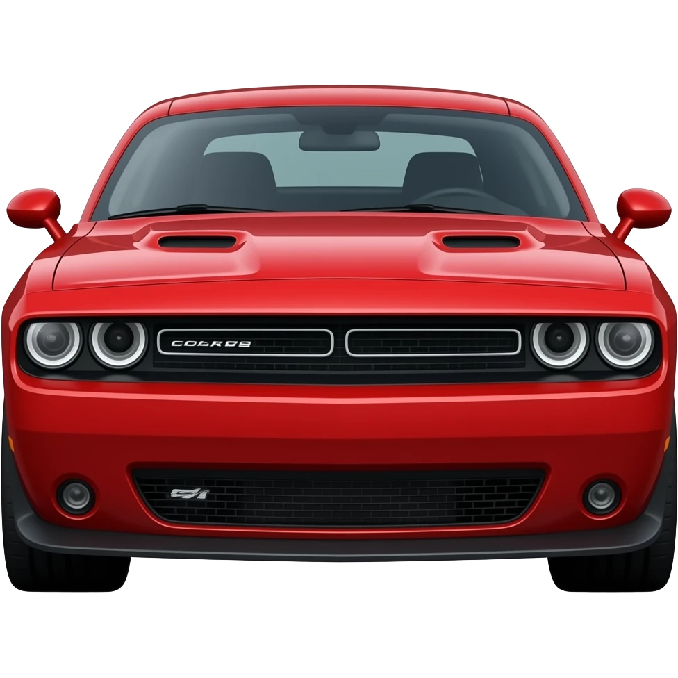 The Dodge Challenger car red colour , i want emoji for copy paste emoji