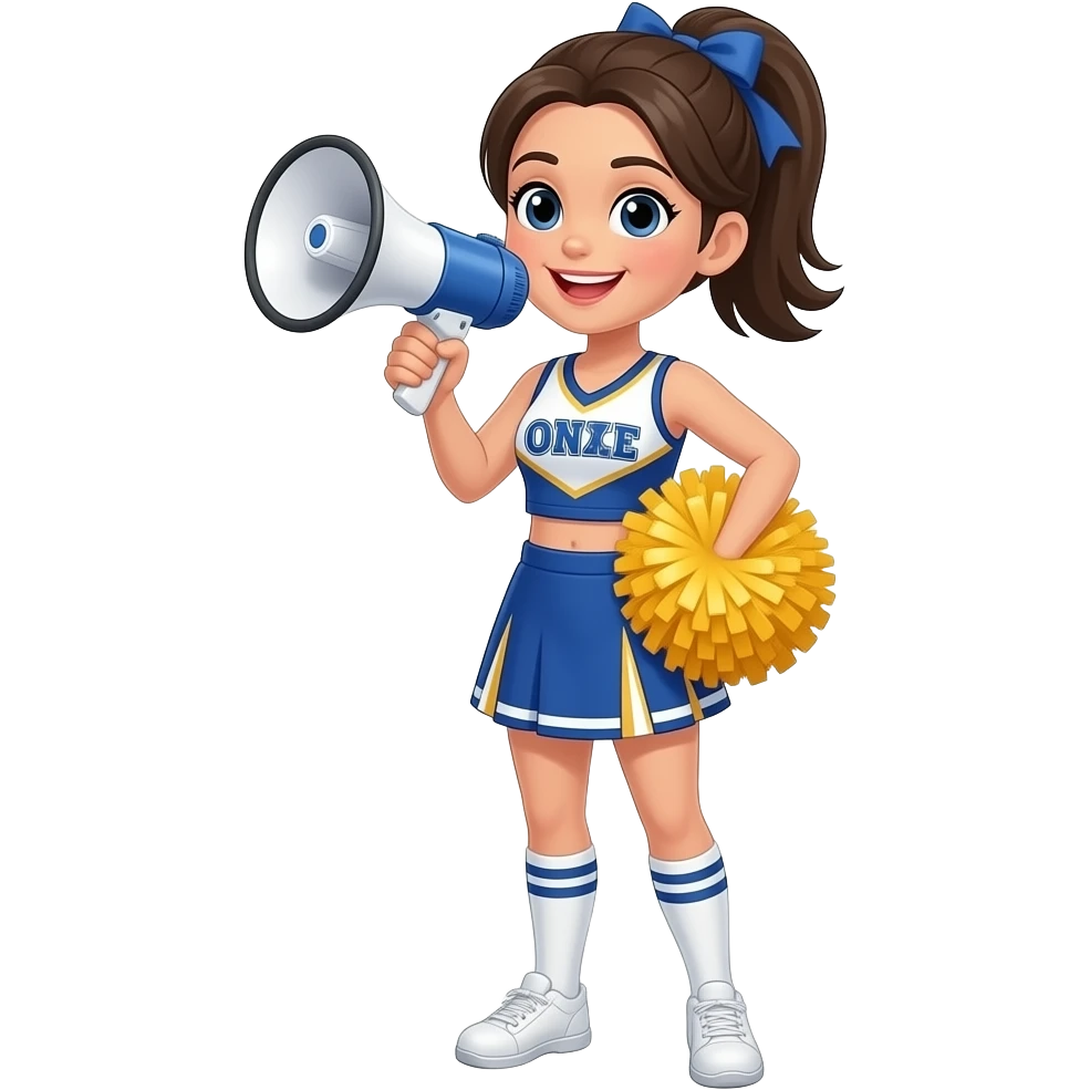 megaphone cheerleading emoji