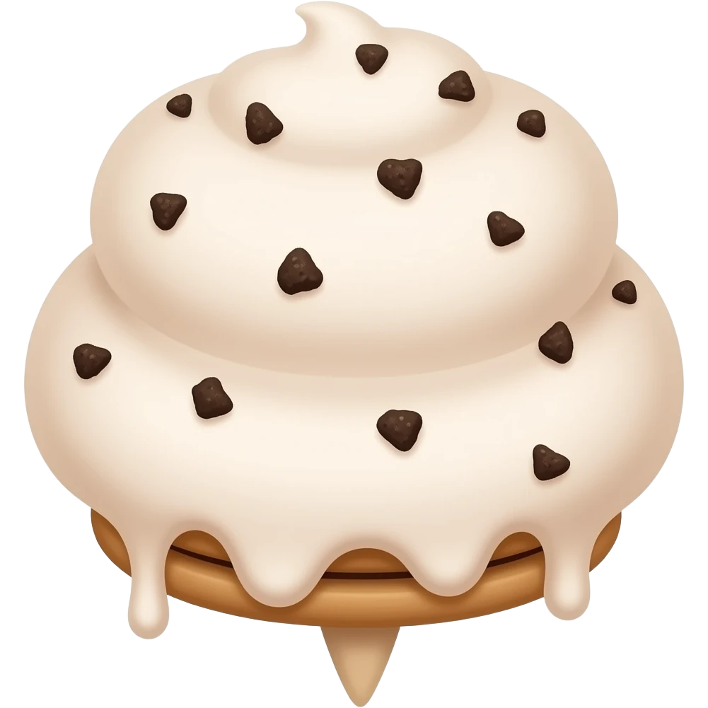 cookies & creme cotton candy emoji