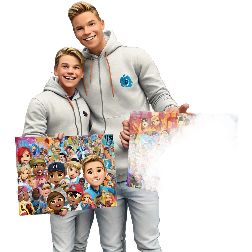 boys in graffiti alley emoji