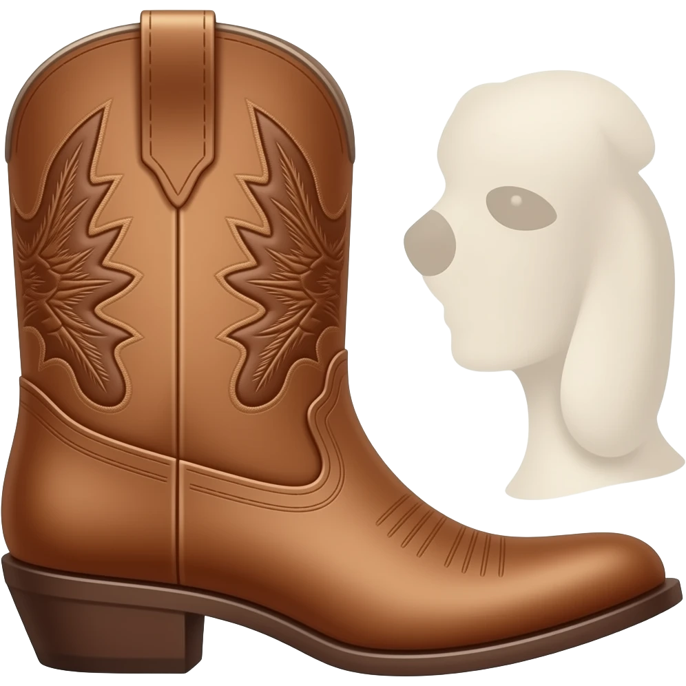 Cowgirl boots emoji
