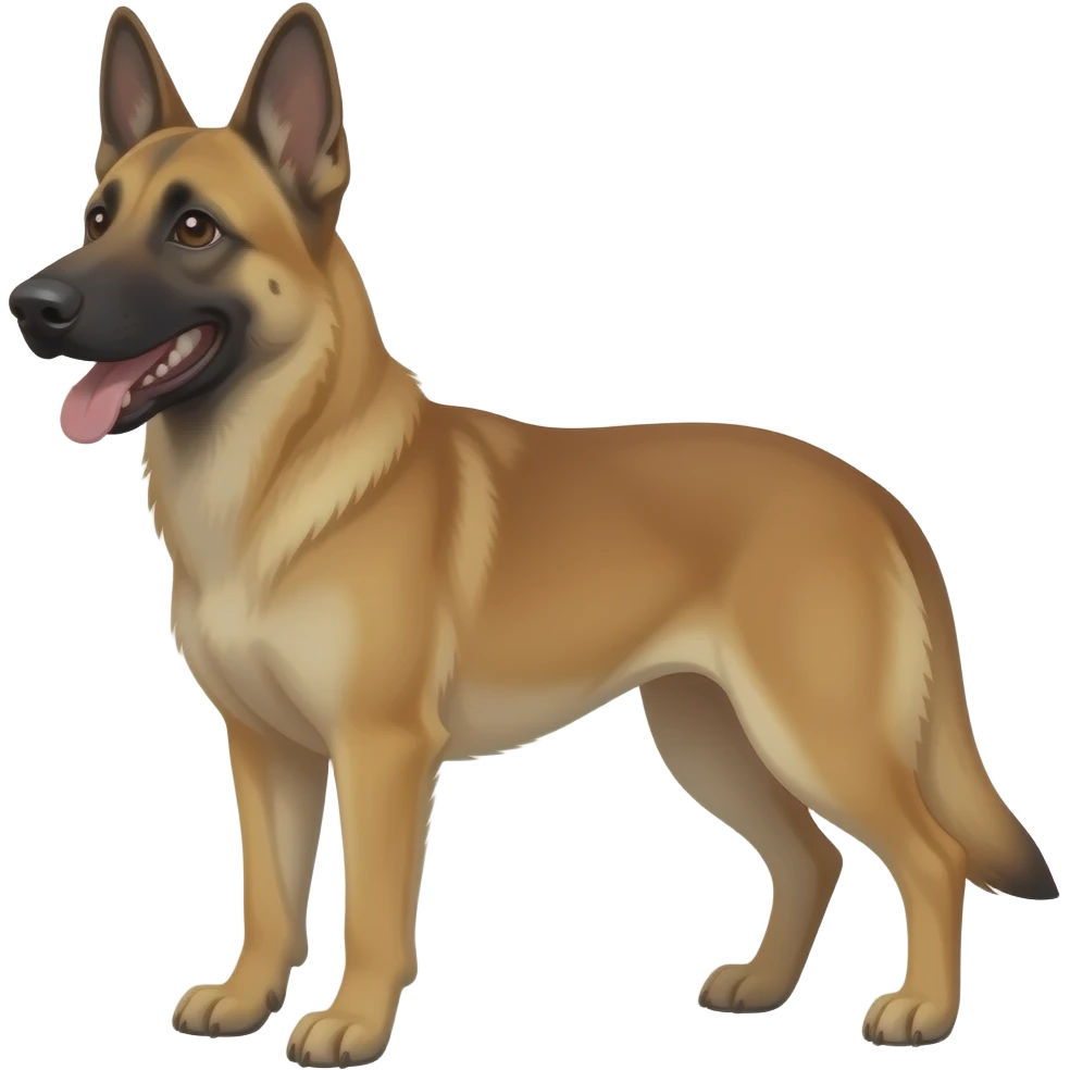 malinois dog happy emoji