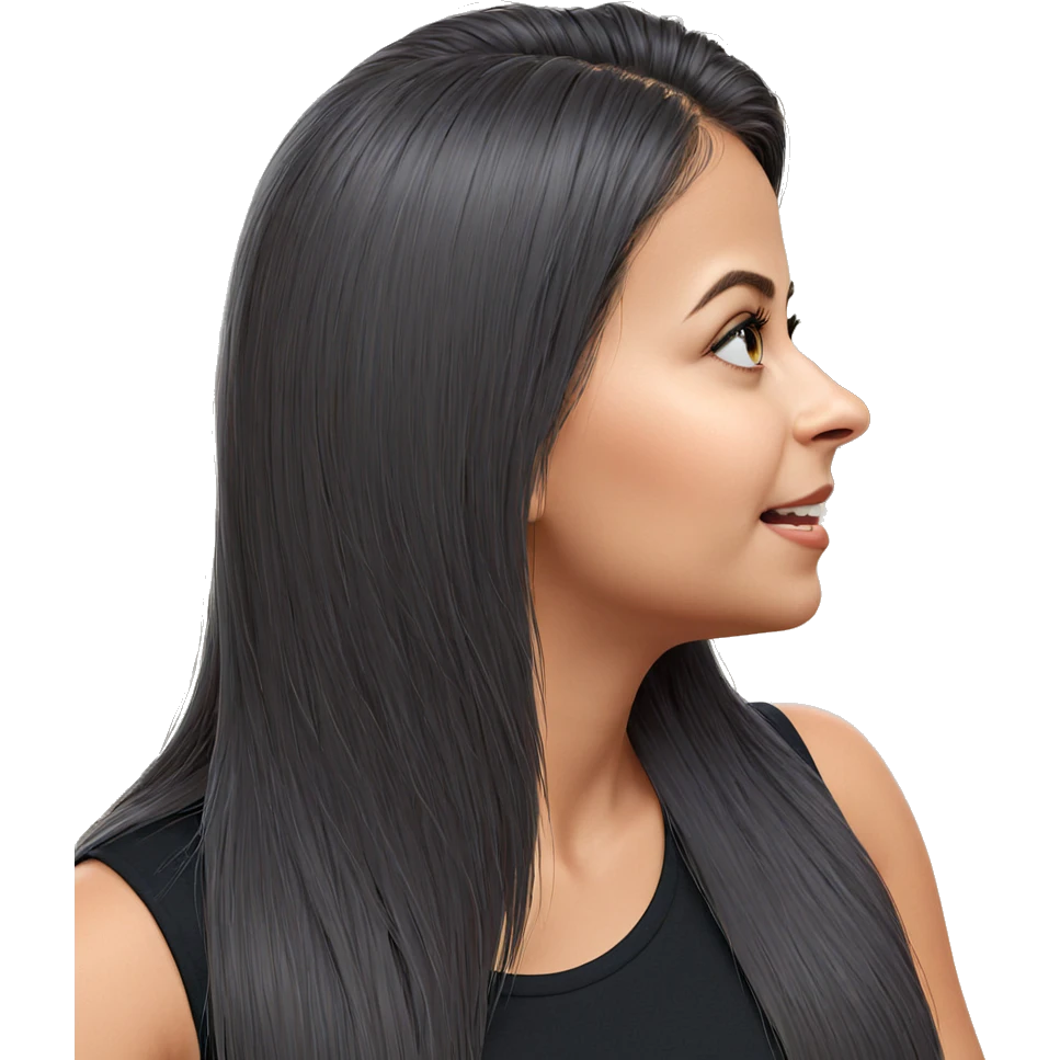 realistic portrait of girl emoji