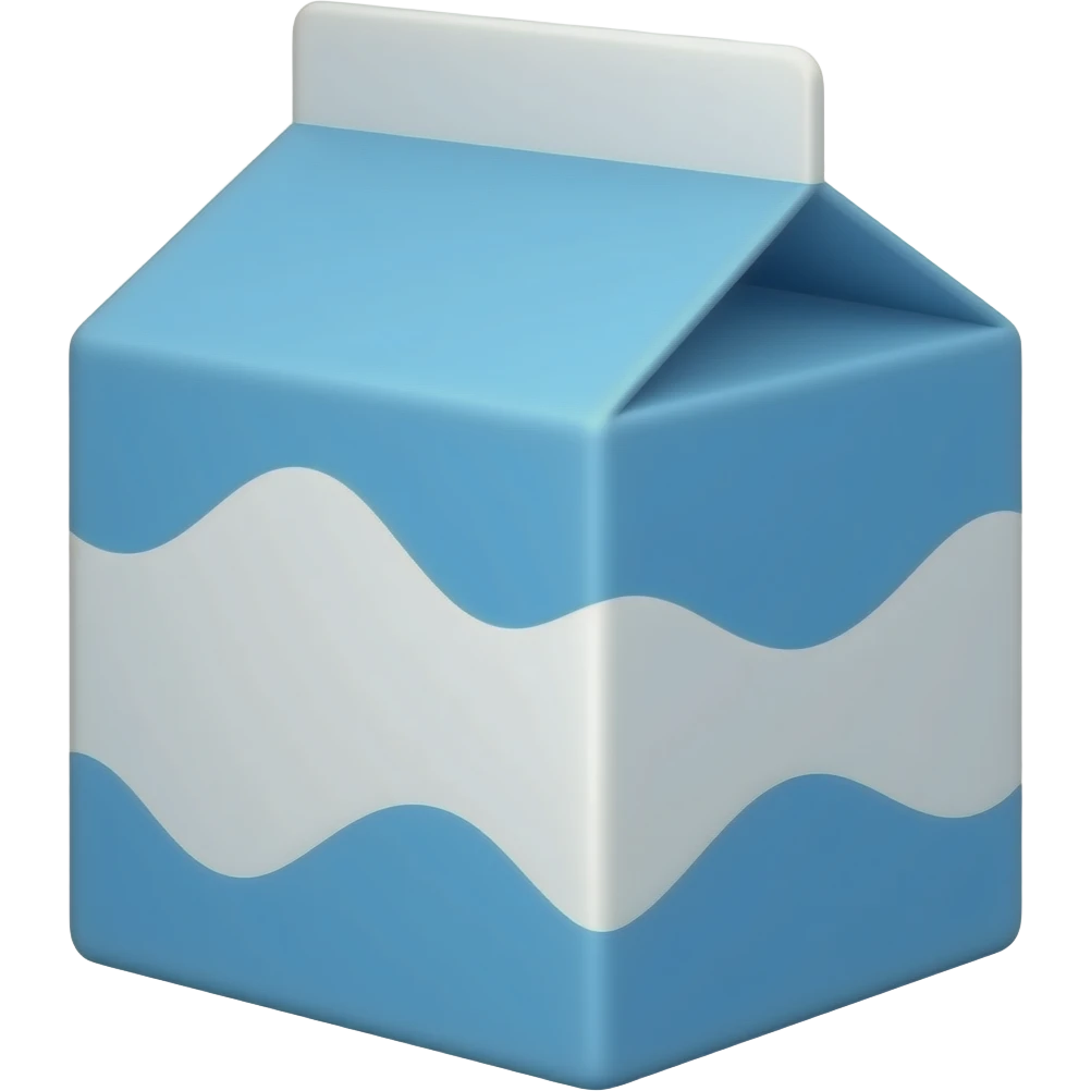 علبه لبن emoji