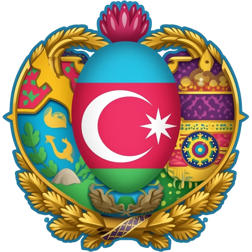 Azerbaijan coat of arms emoji