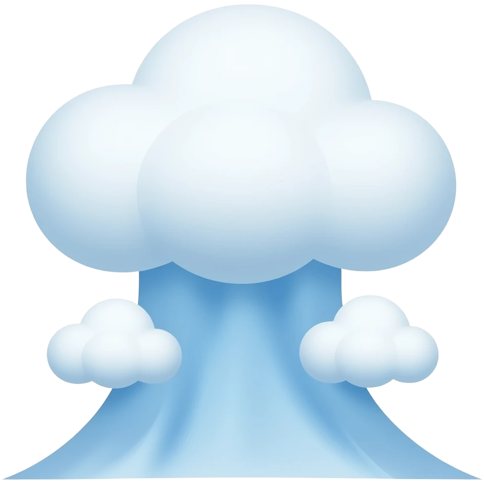 corriente de aire impulsada hacia arriba sin truenos solo el aire subiendo emoji