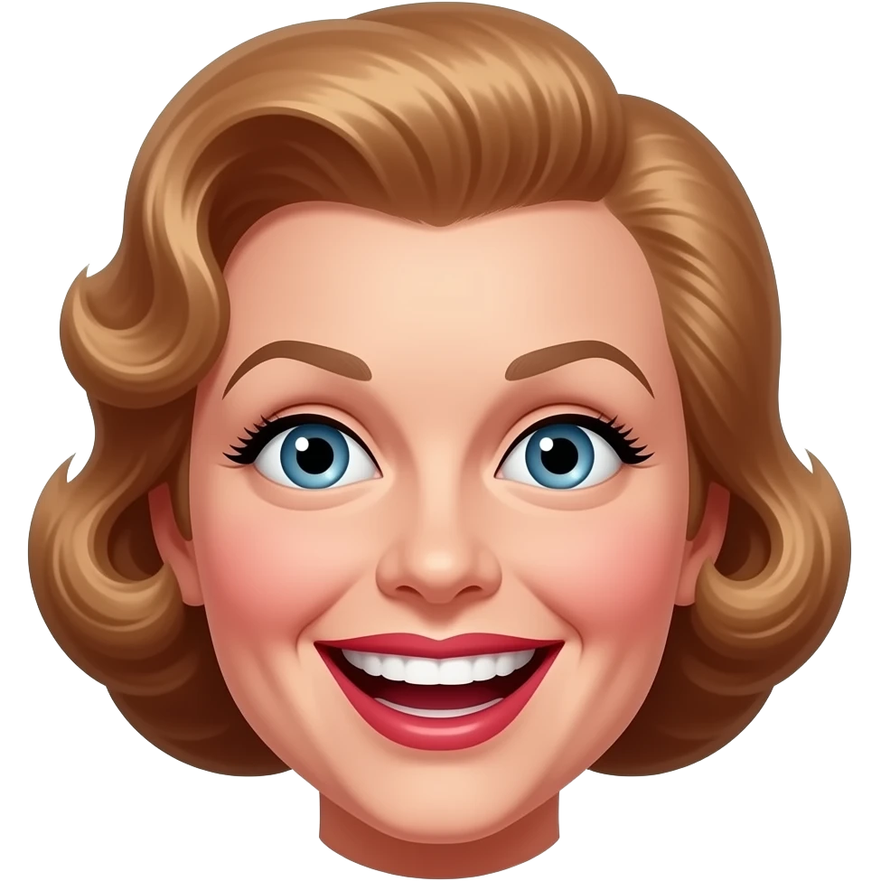 I love Lucy, Lucille Ball emotional emojis emoji