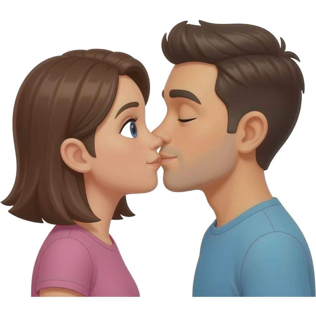 Forehead kiss emoji