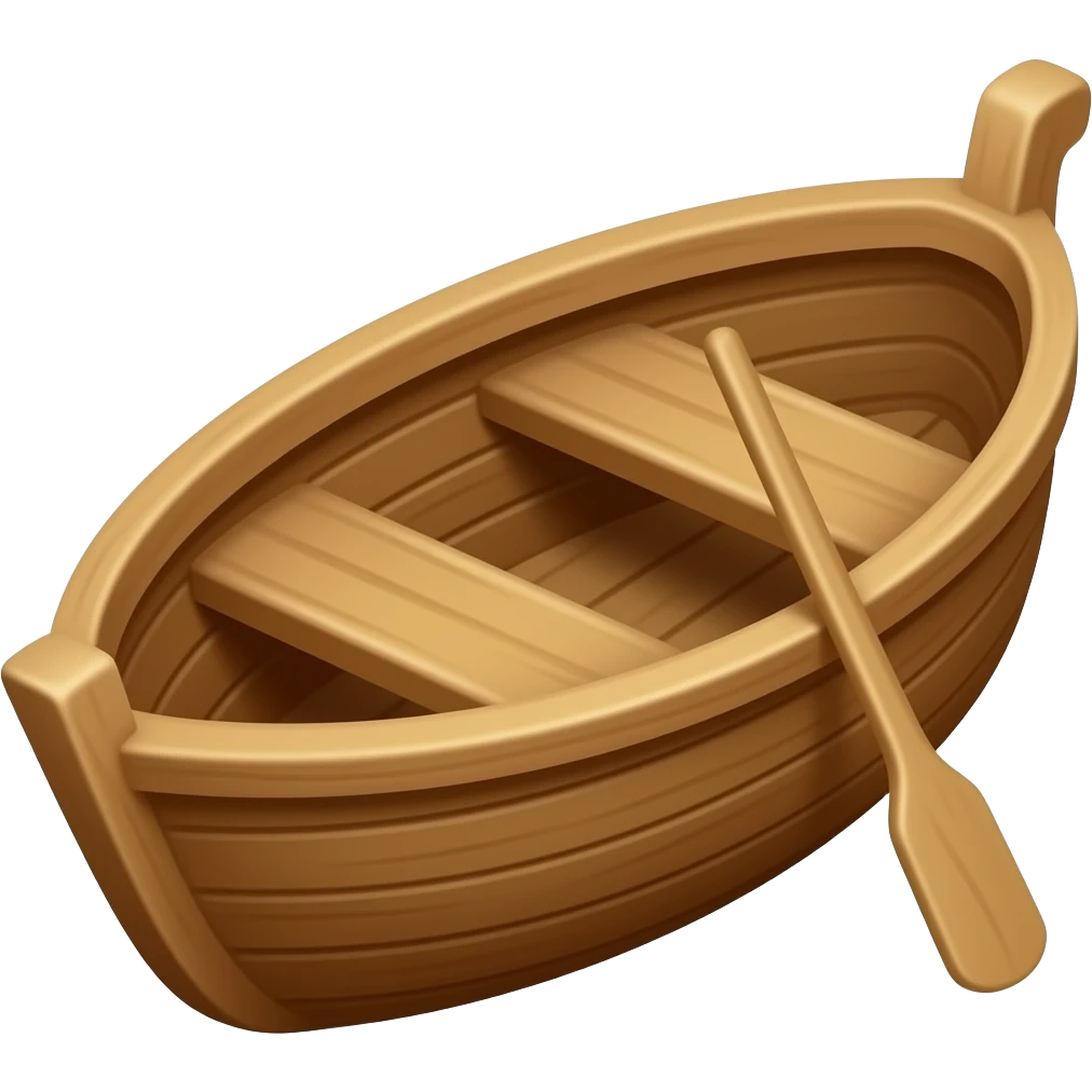 WOODEN BOAT emoji
