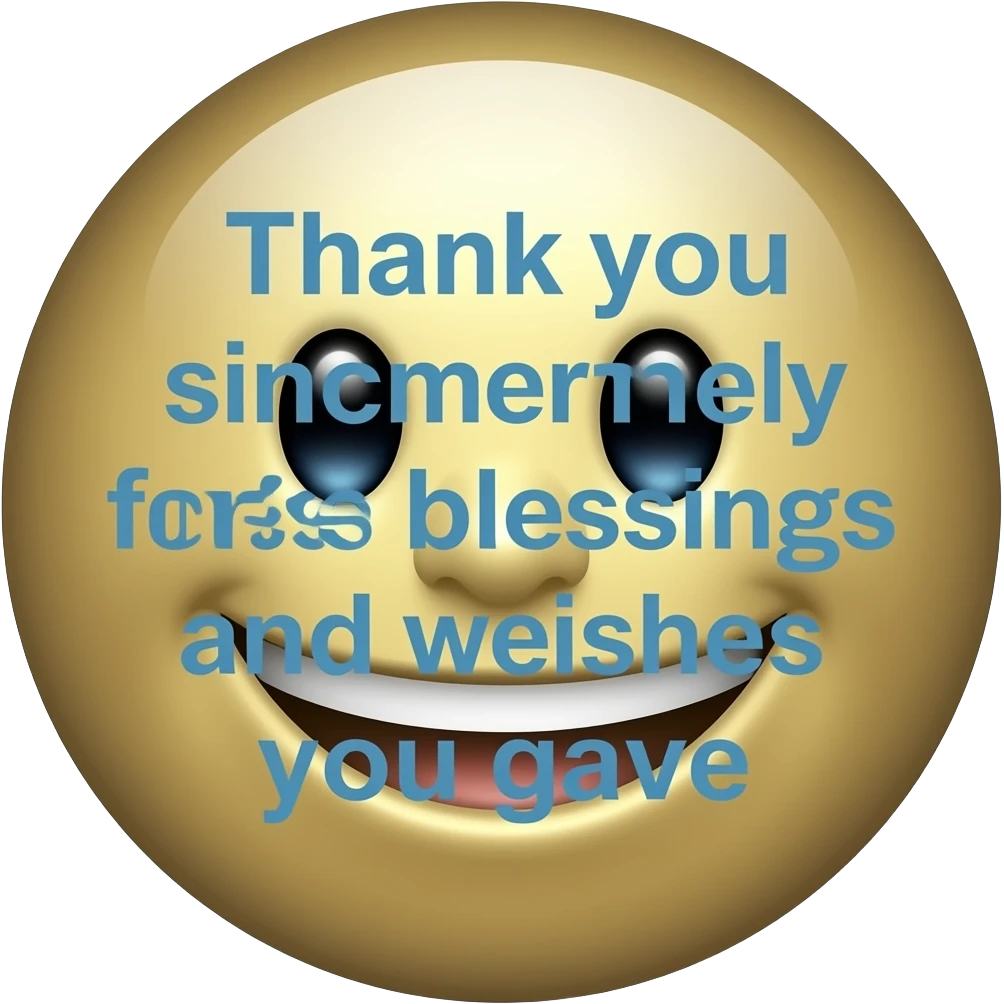 आपण दिलेल्या शुभेच्छा आणि आशिर्वादा बद्दल मनापासून आभार write this on this emoji emoji