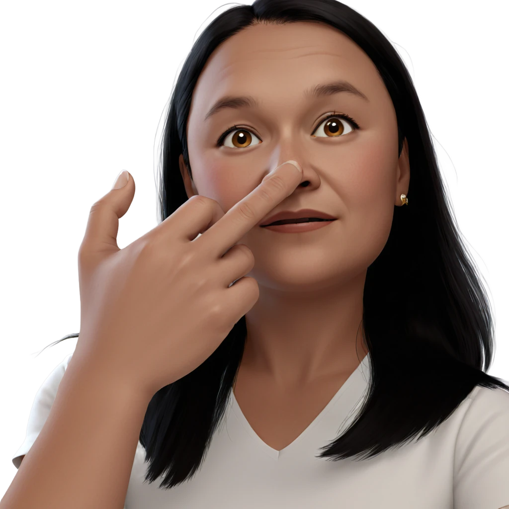 realistic portrait of girl emoji