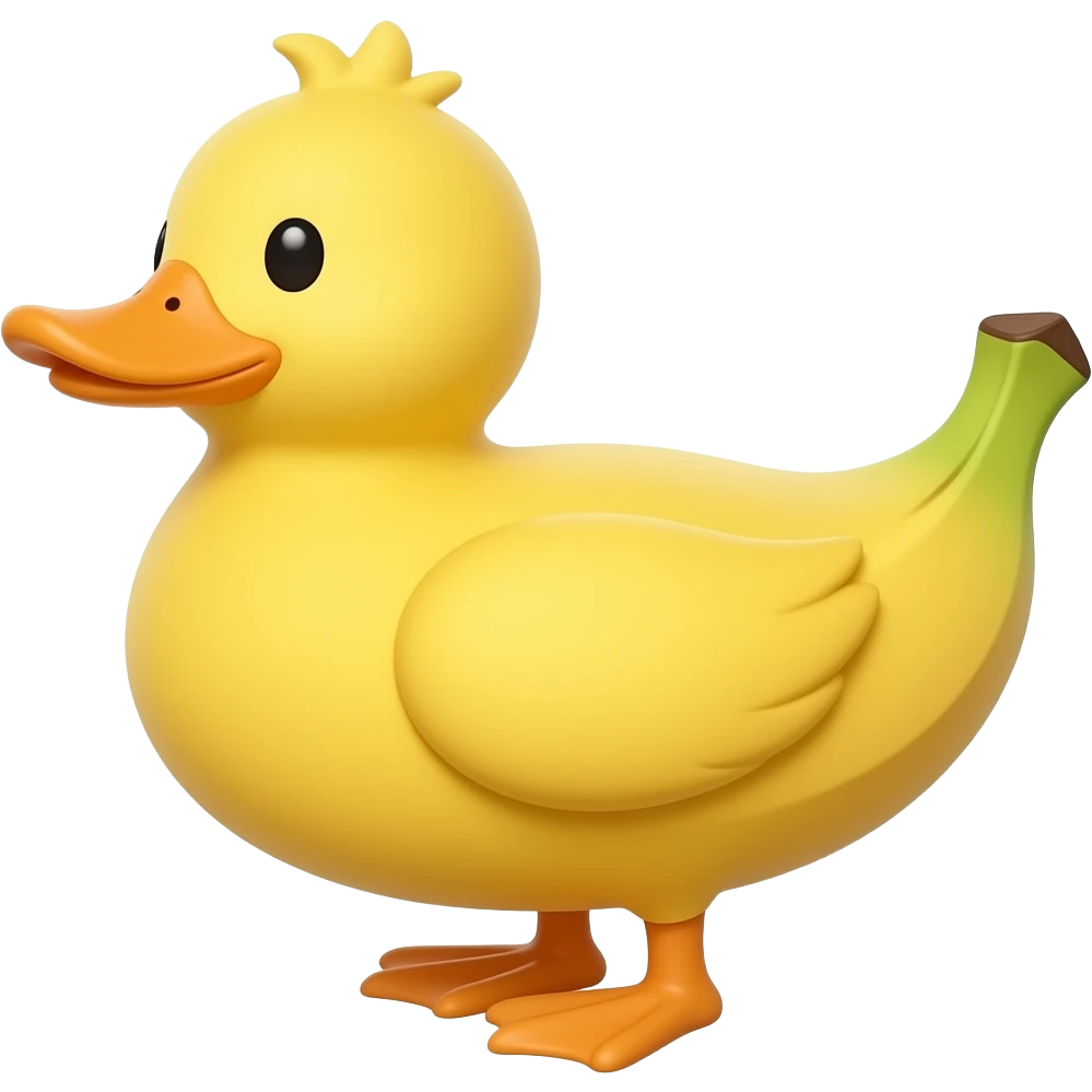 emoji The duck is a banana. emoji