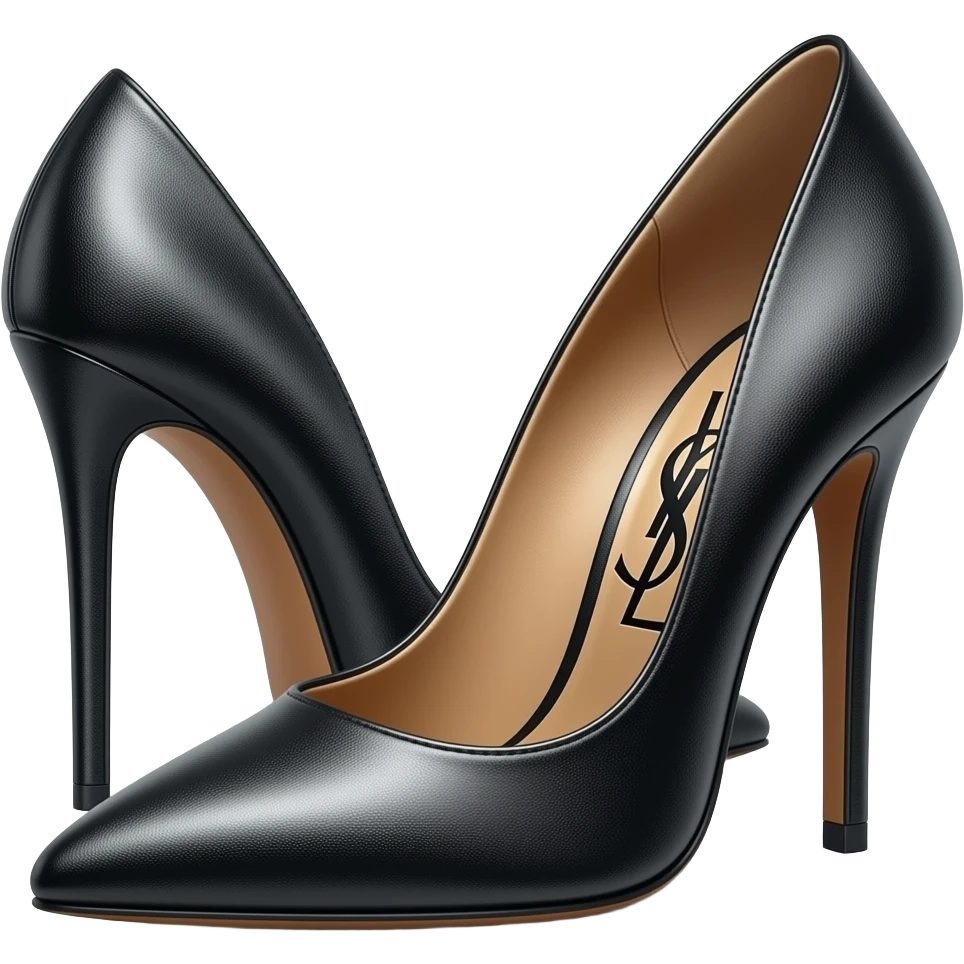 Tacones YSL.en la parte del tacón emoji