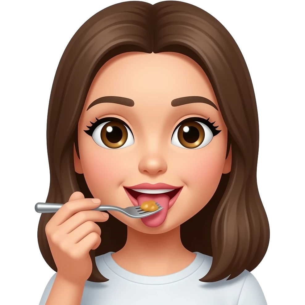 Me eating a female pussy emoji