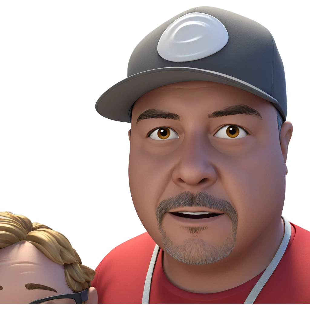 man in red shirt emoji