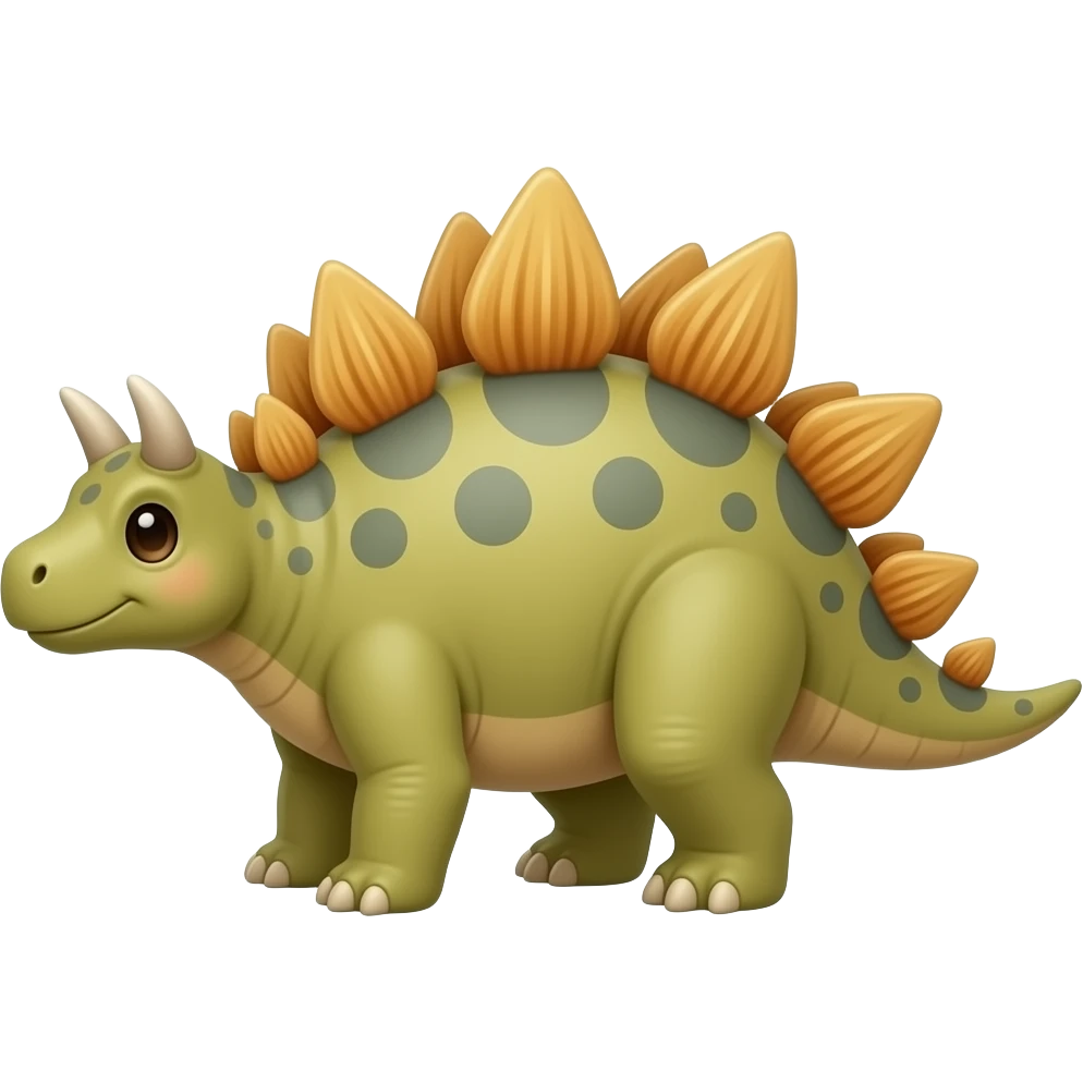 Baby stegosaurus emoji
