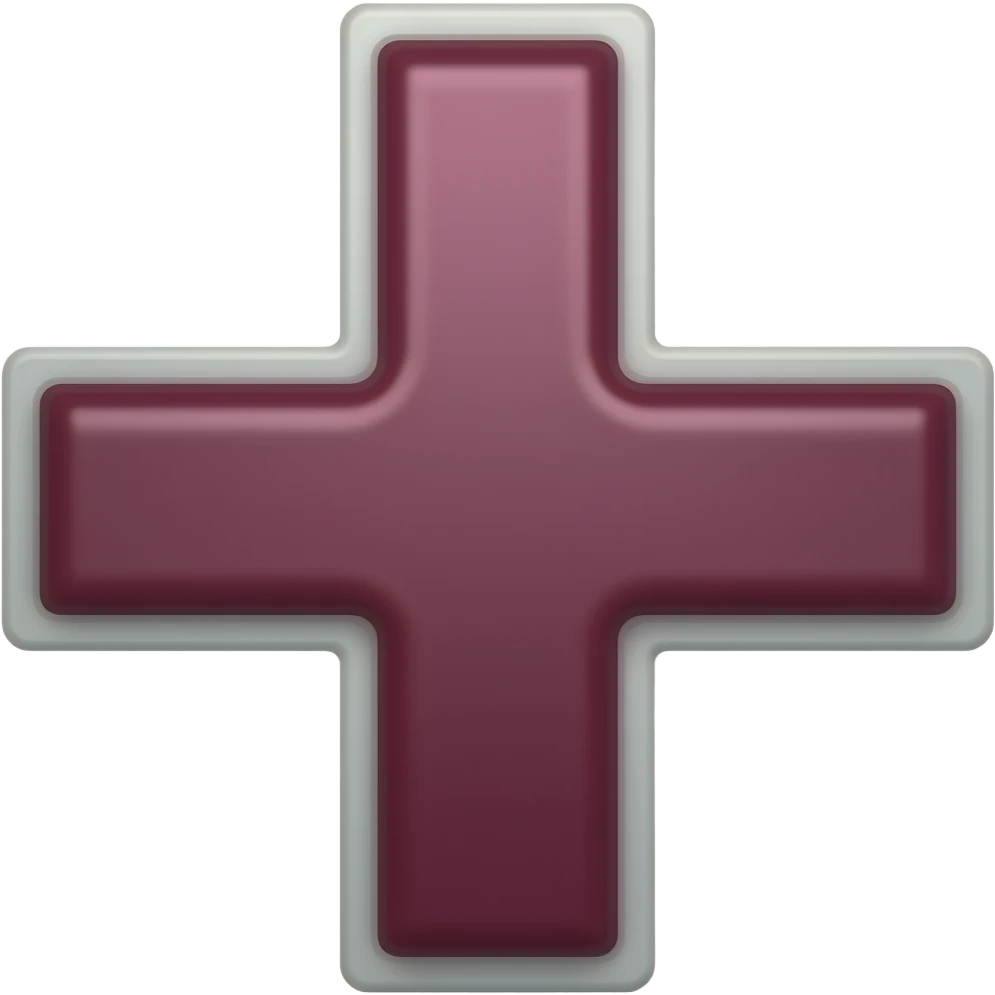 Cruz de borgoña emoji