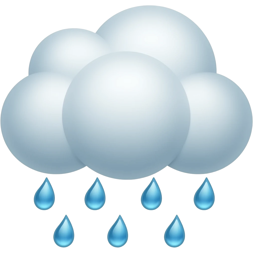 rain cloud emoji