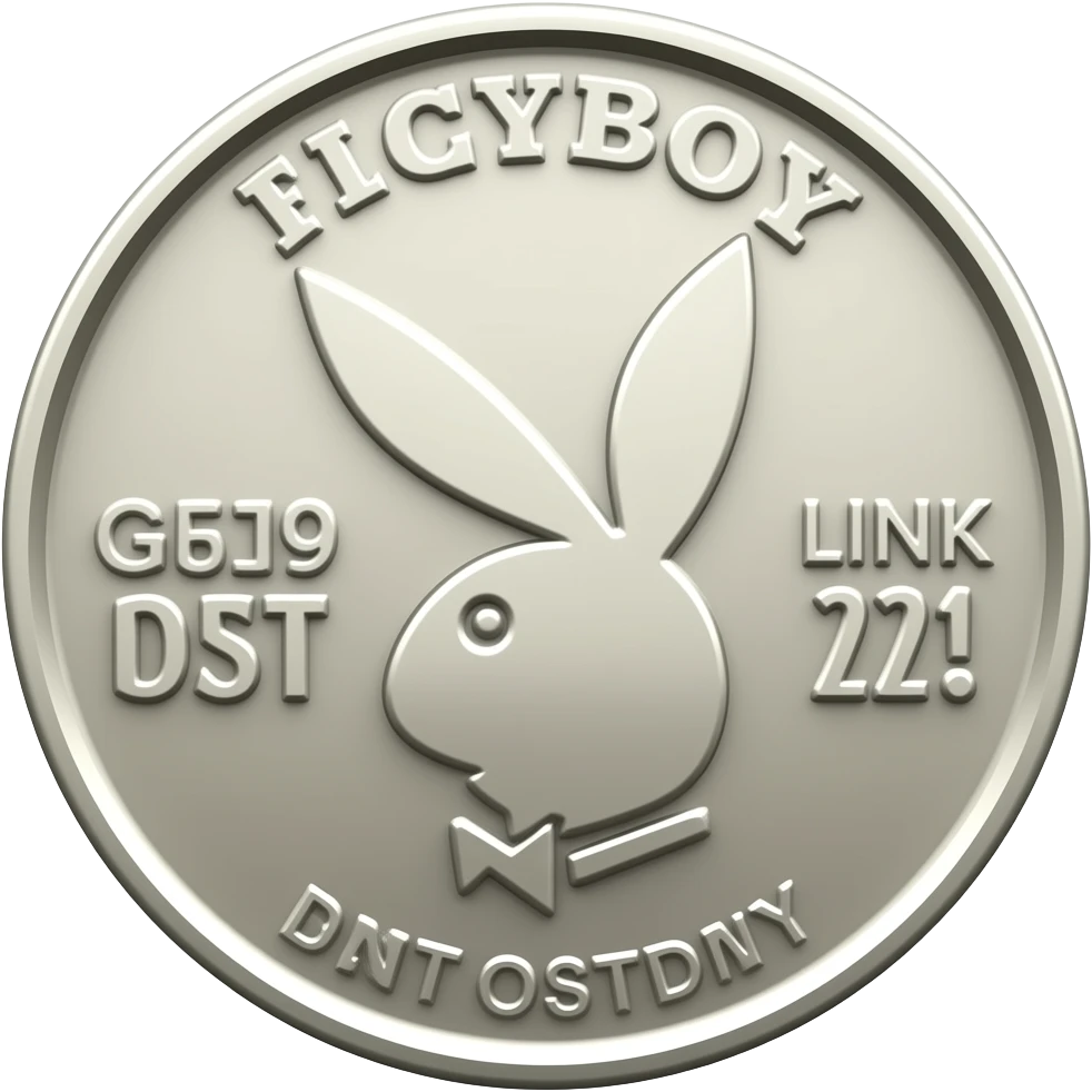 99 cent playboy bunny link coin shiny emoji