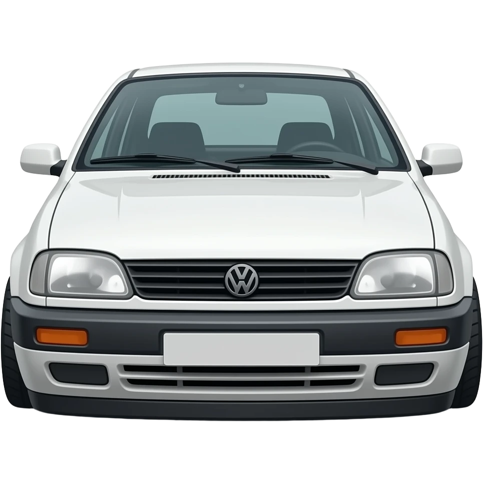 Faça um gol 1998 quadrado branco rebaixado com as rodas pra dentro da caixa de rodas emoji