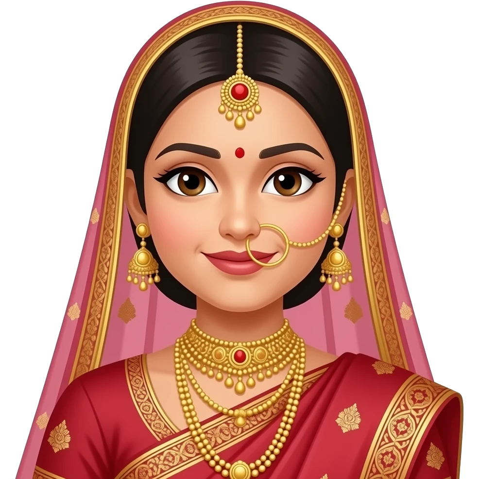 Fair bengali bride emoji