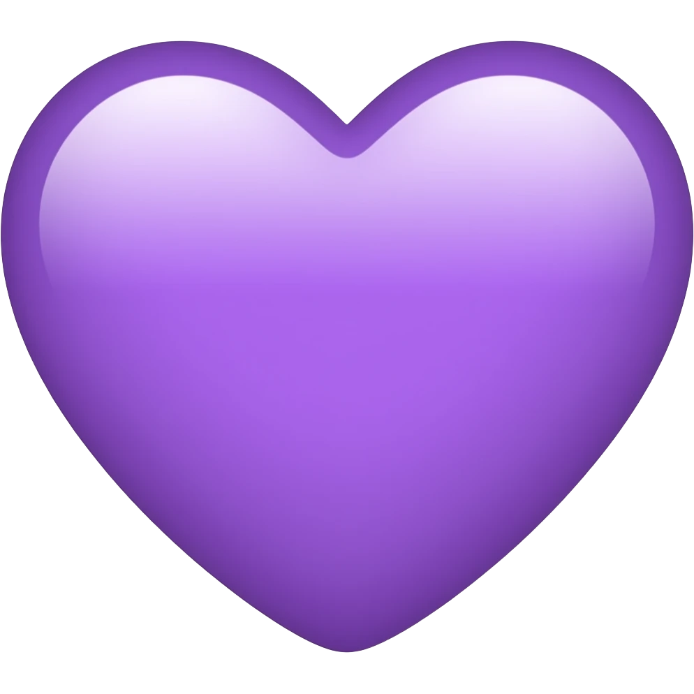 Light purple hear like 💜 but lavender emoji