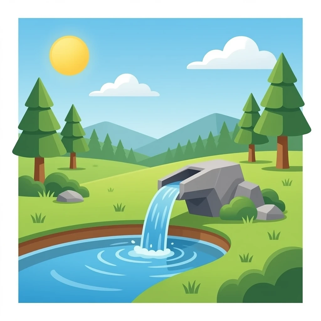 Manantial de agua emoji