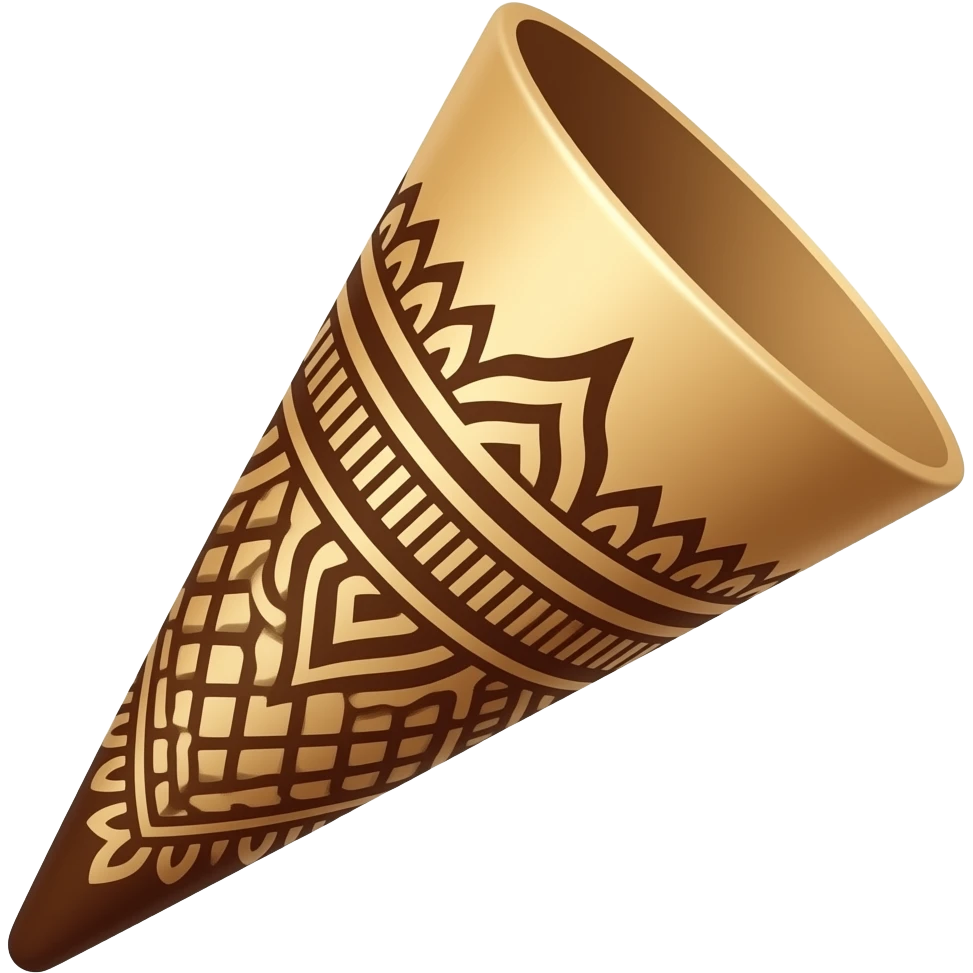 Henna mehndi cone emoji