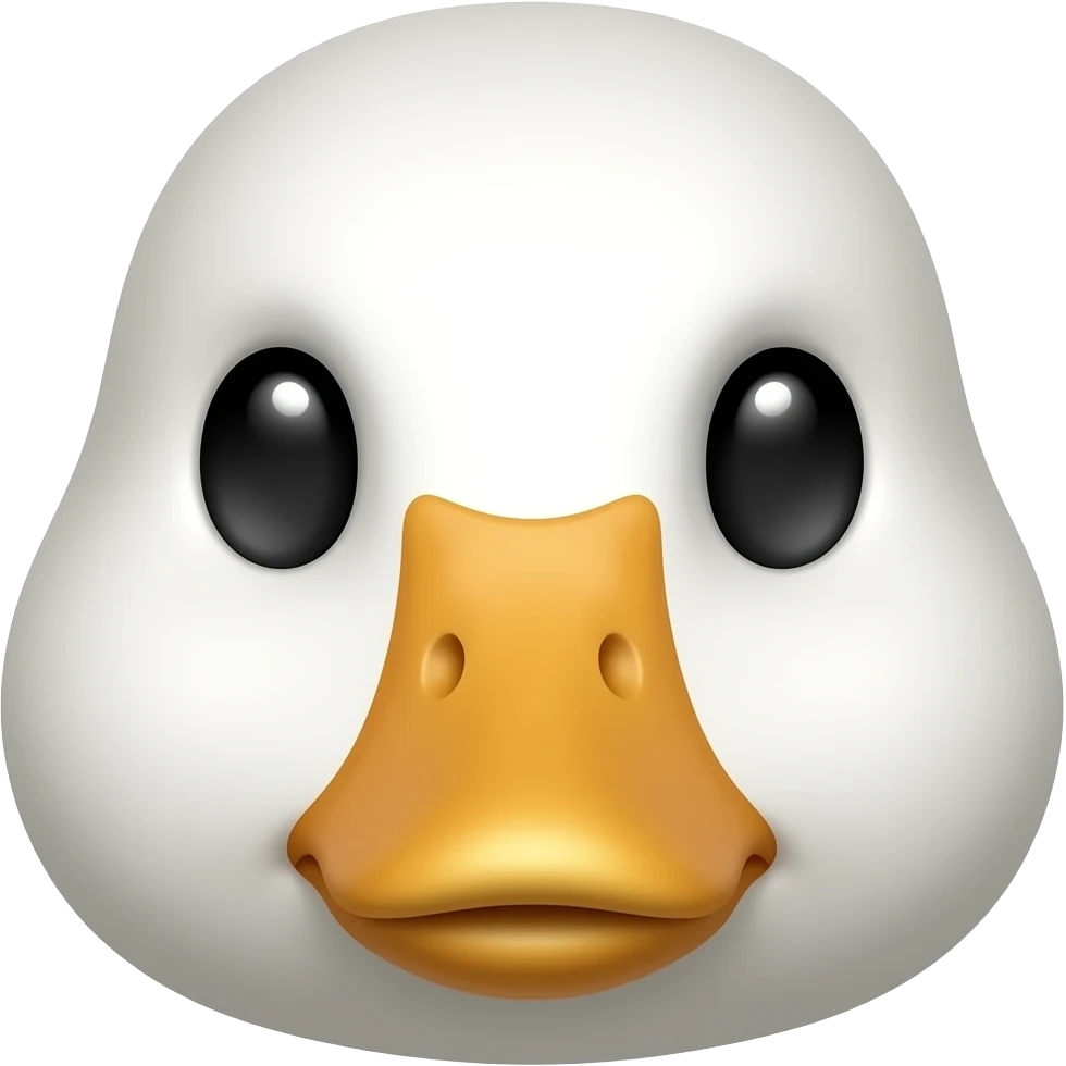 Goose face emoji