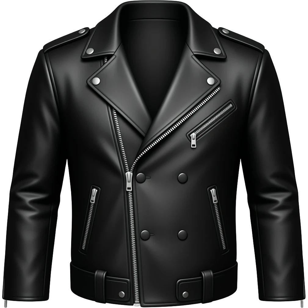 fancy black jacket emoji