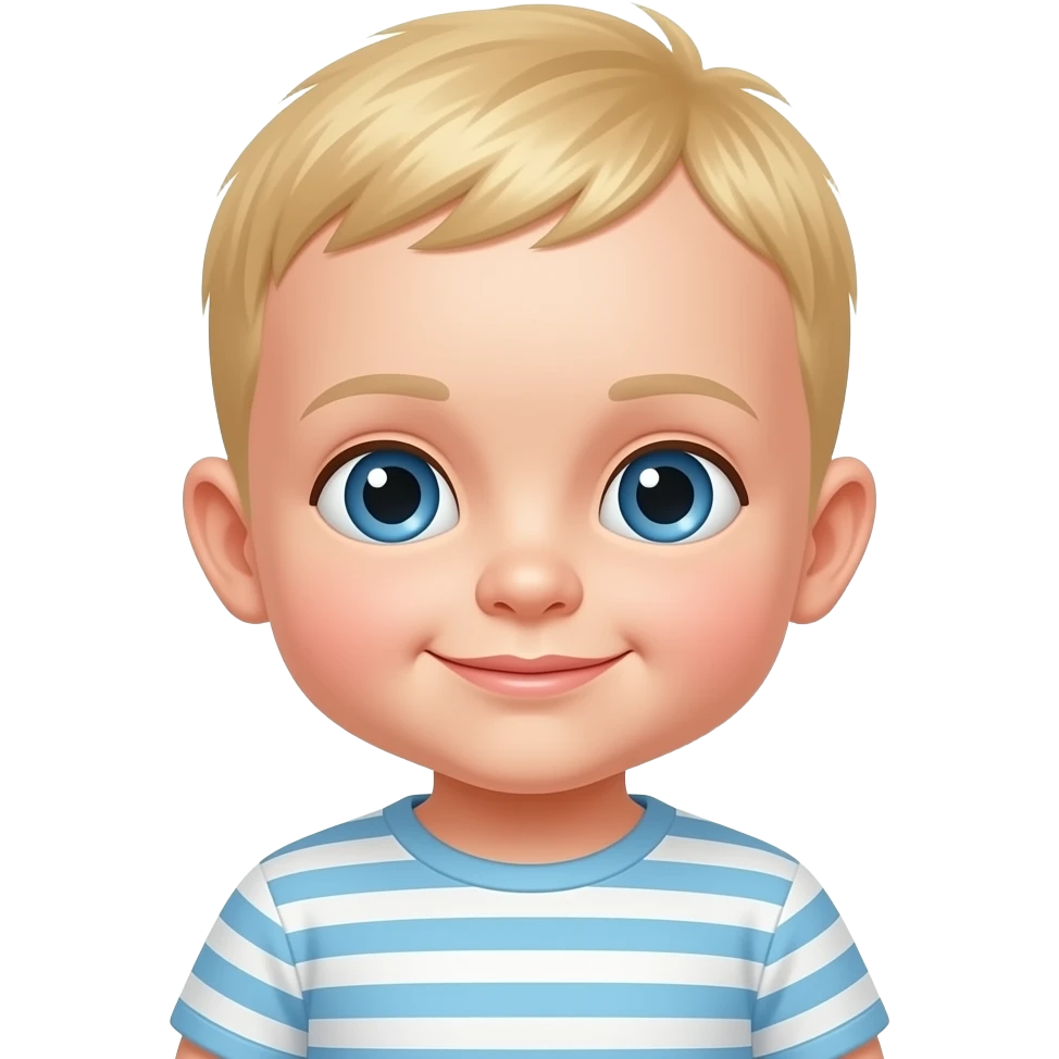 Blonde baby emoji