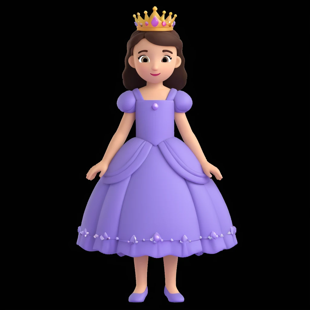 girls in a princess dress emoji