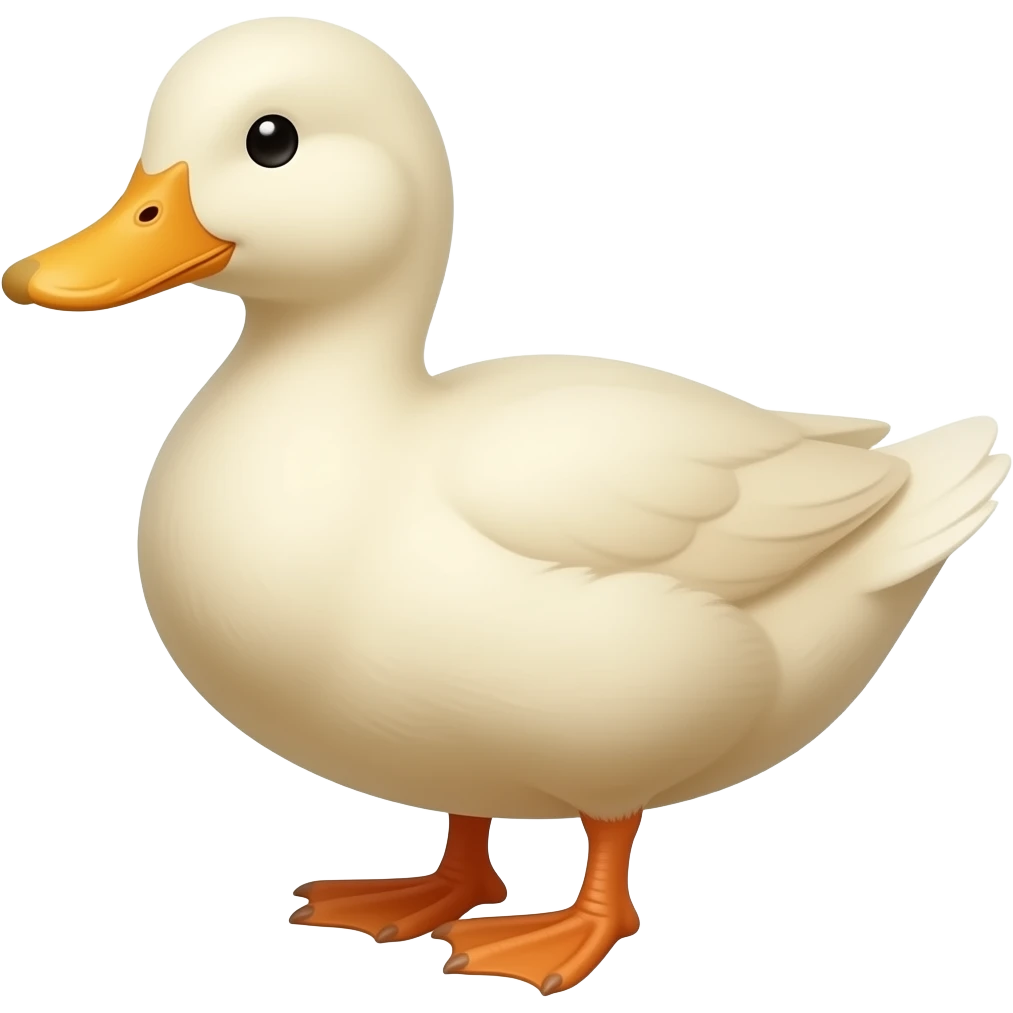cream duck emoji