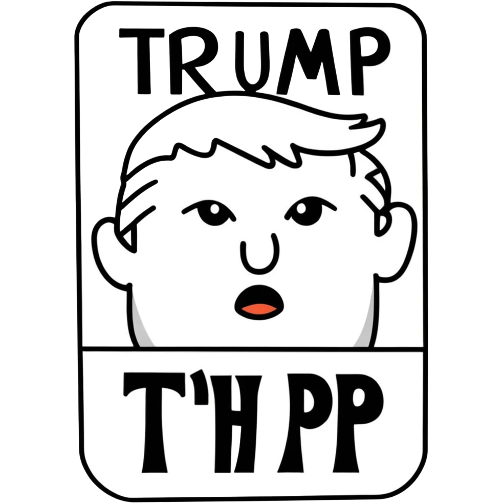 Change the sign from trump hi there emoji