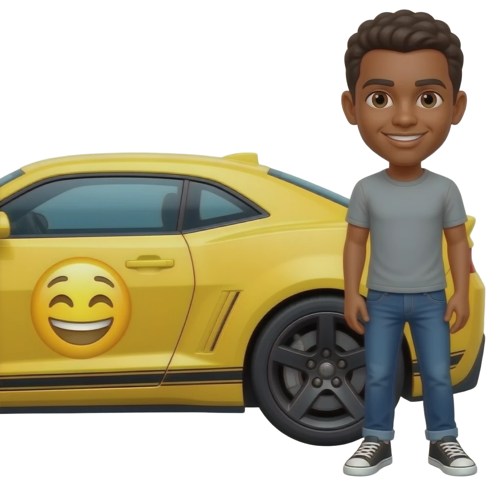 now no the camaro and the last guy poc can u add the last emoji to the car emoji