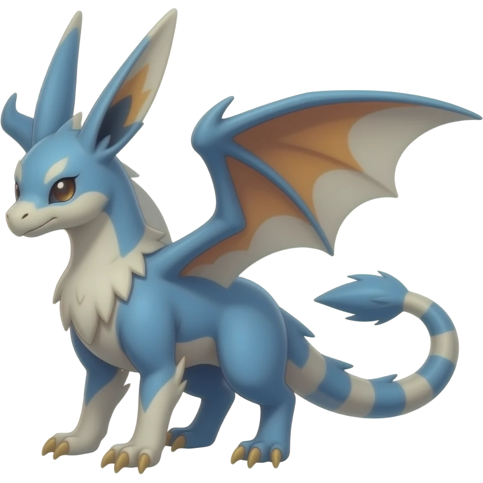 Chimera-Latios-Nargacuga-Silvally-Gryphon-fusion-hybrid-animal-creature with long ears emoji