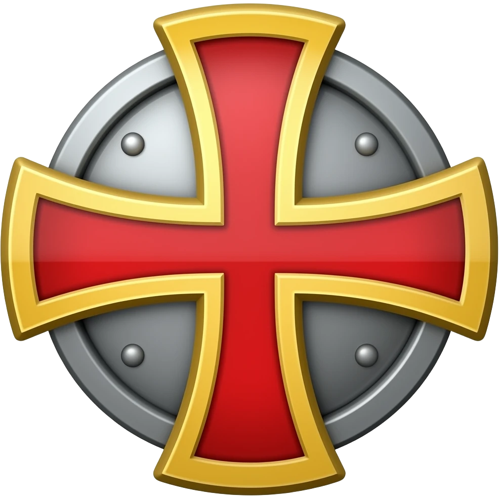 Templar cross emoji