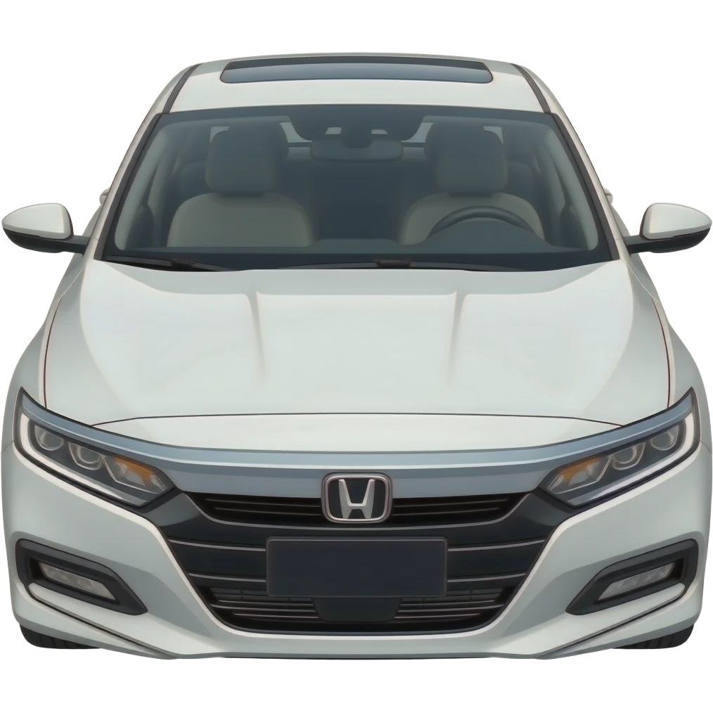 2024 white honda accord lx sky view emoji